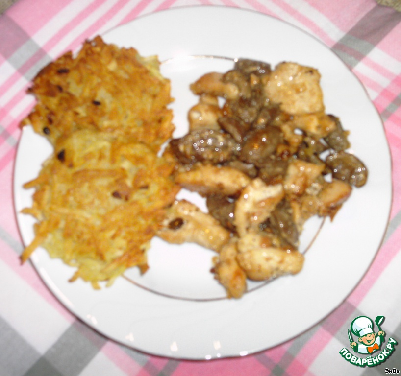 Chicken fillet with mushrooms