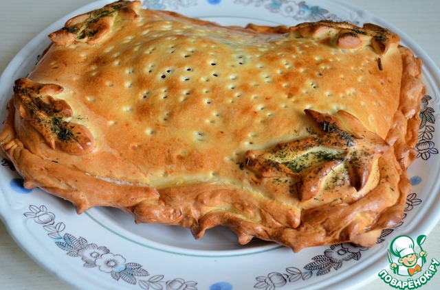 Пирог с камбалой 