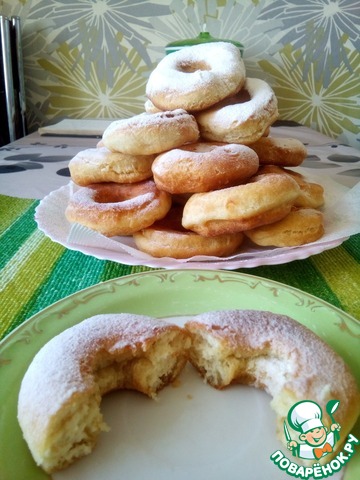 Пончики творожные