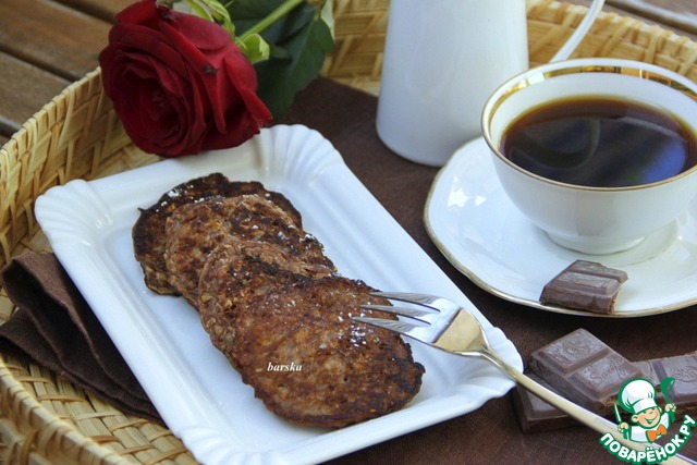 Chocolate pancakes cereal and zucchini