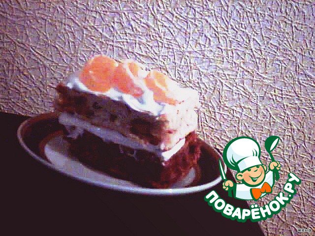 Бисквитные пирожные с орехами