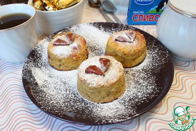 Картофельный десерт с джемом