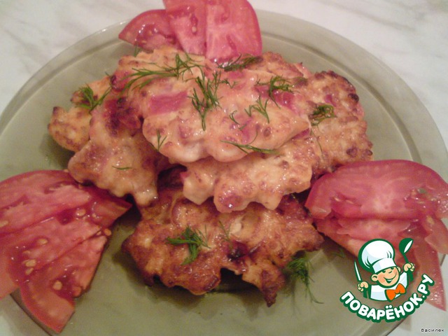 Cutlets of chicken breast