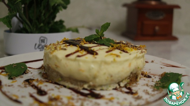 Цитрусовый чизкейк с вишней 