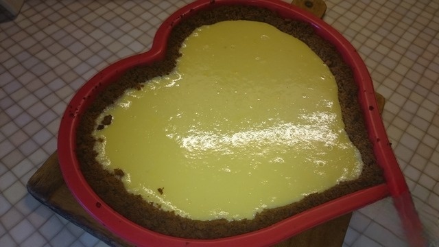 Cottage cheese pie with condensed milk