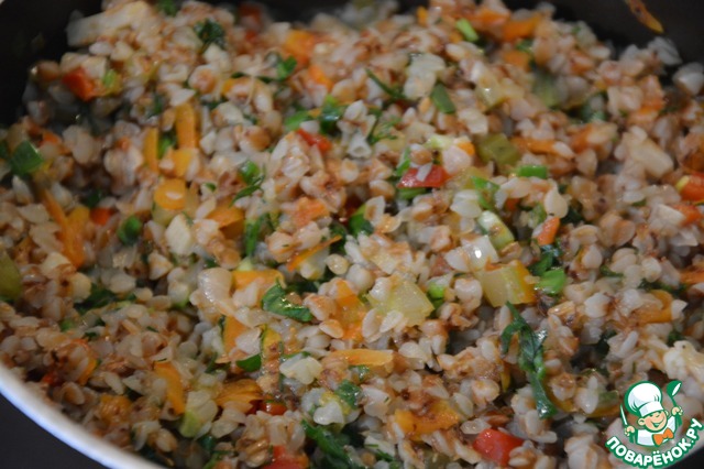 Buckwheat with vegetables 