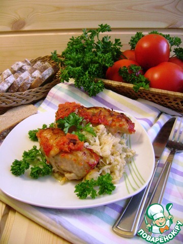 Завертыши с булгуром и капустой