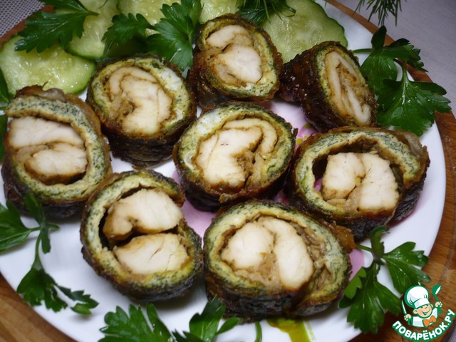 Куриные рулетики