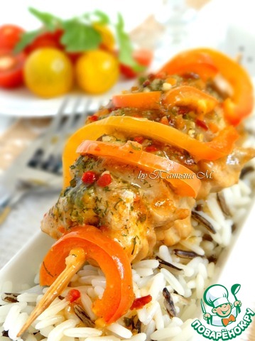 Chicken kebab in aromatic gravy