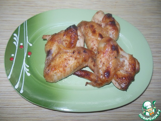 Wings BBQ in the oven