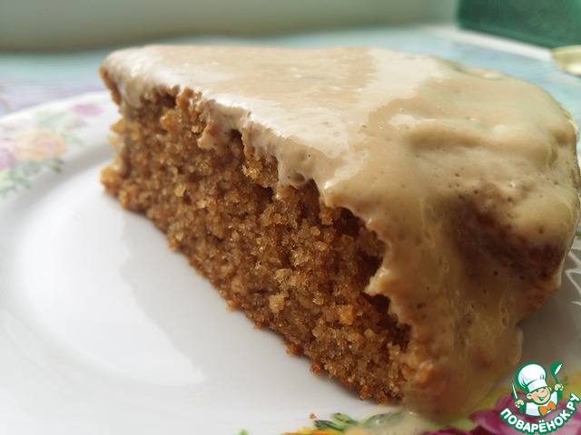 Пирог из цикория и цельнозерновой муки