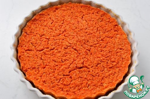 Carrot and millet casserole