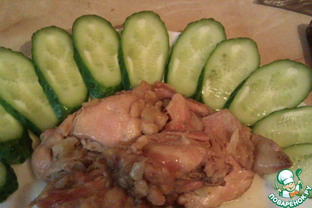 Tender chicken in butter