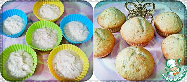 Muffins banana-coconut