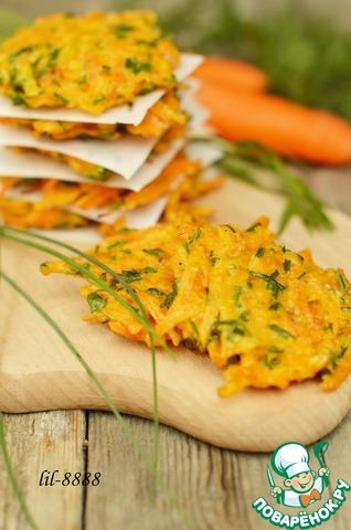 Carrot fritters