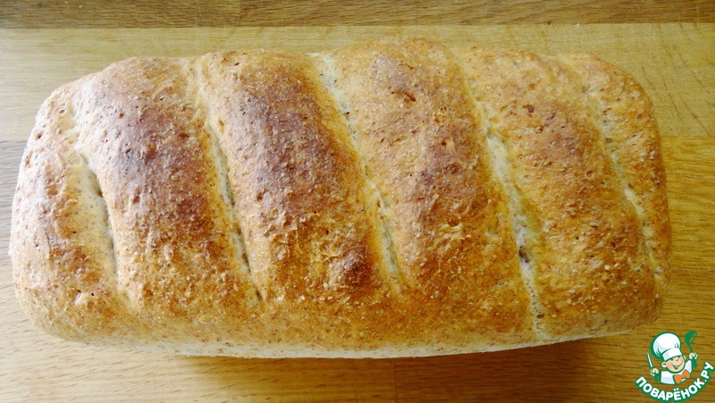 Wheat bread with bran