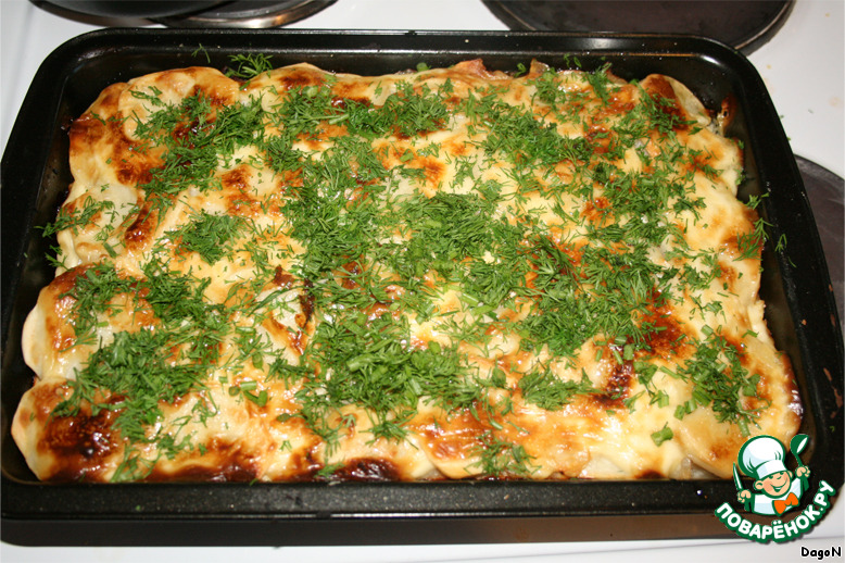 Spicy casserole with Apple and cheese