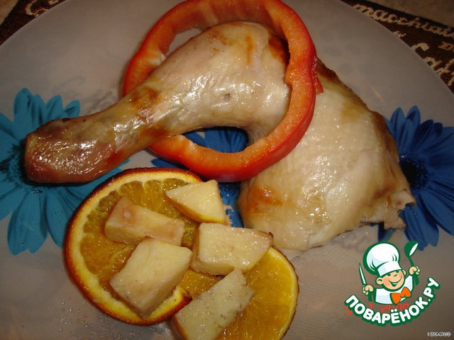 Orange-quince chicken