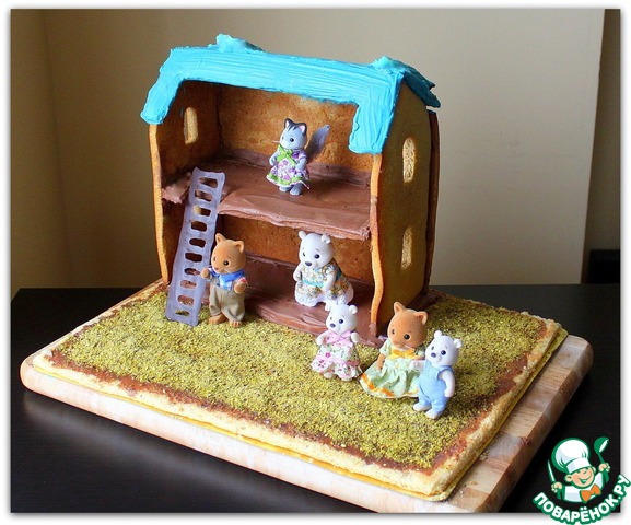 Gingerbread house for a children's party