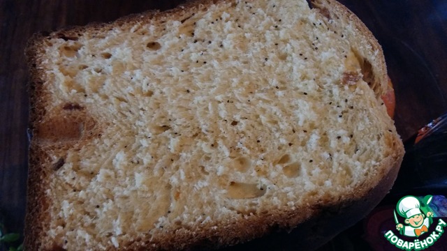 Sweet bread in the bread maker