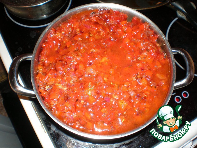 Meat sausage sauce 