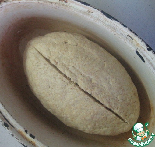 Soda bread from three types of flour