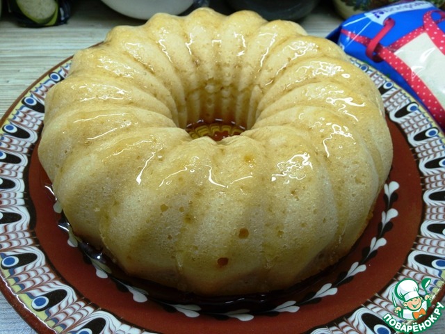 Manna with lemon caramel
