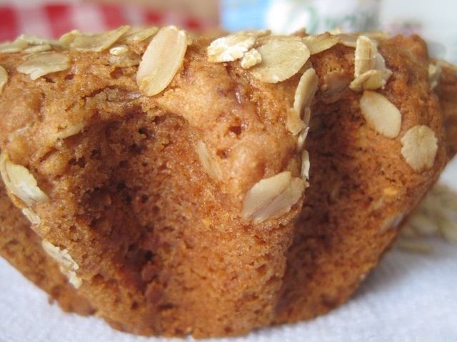 Постный кекс с вареньем