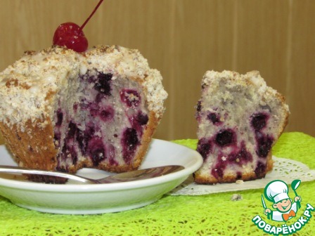 Muffins with black sordini