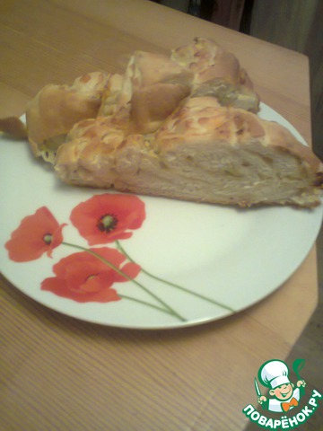 Crunch with two types of cheese