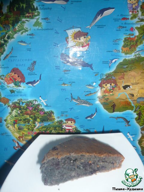 Творожно-черничный манник 