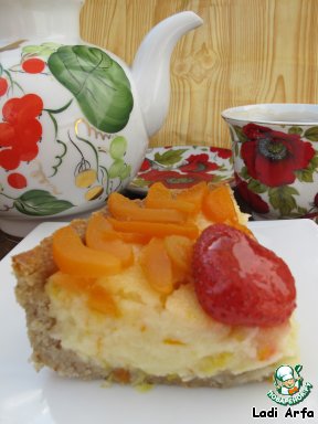 Ароматный постный пудинговый пирог  