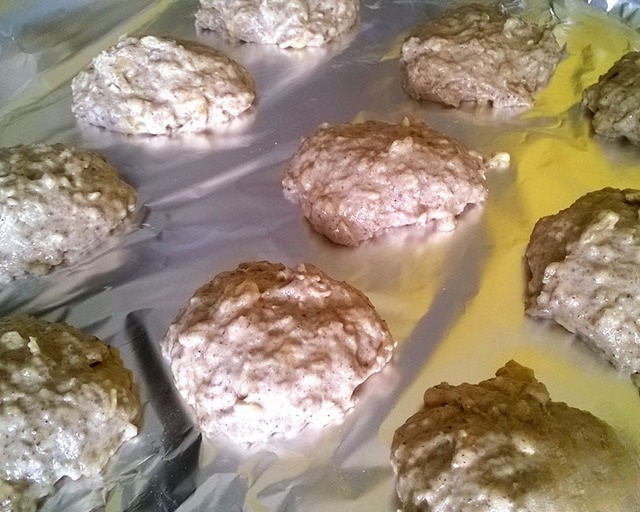 Бананово-овсяное печенье