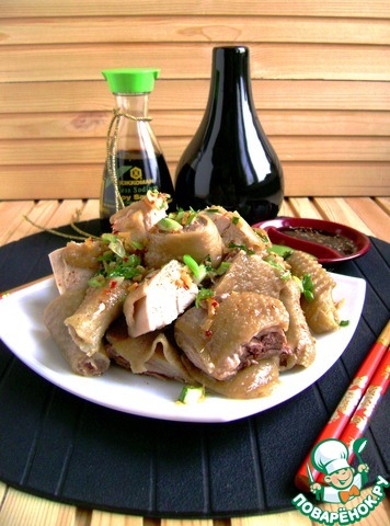 Boiled chicken in Chinese 