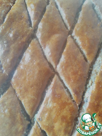 Пирог с орехами