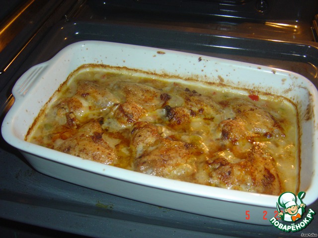 Wings in mustard sauce