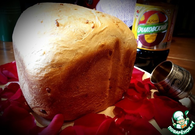 Simple white bread kvass