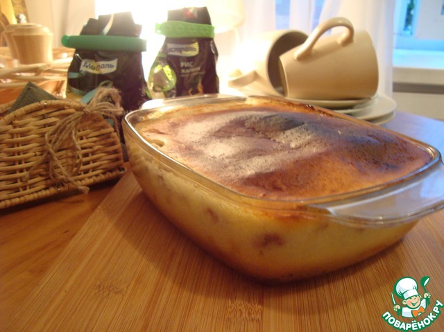 Пирог с тунцом и рисом