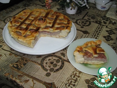 Просто пирог с мясом
