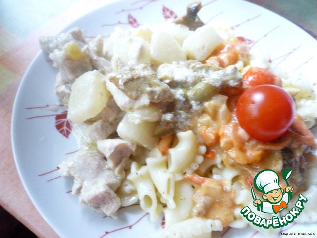 Chicken with pineapple