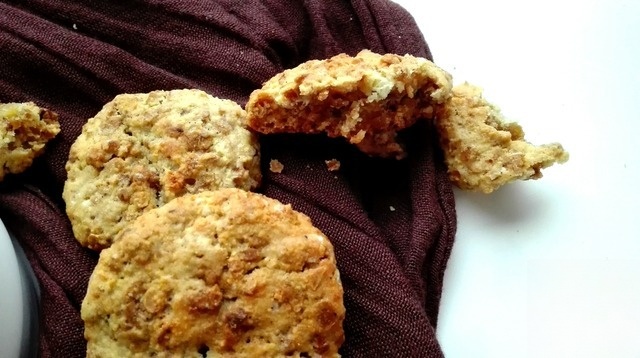 Творожно-овсяное печенье