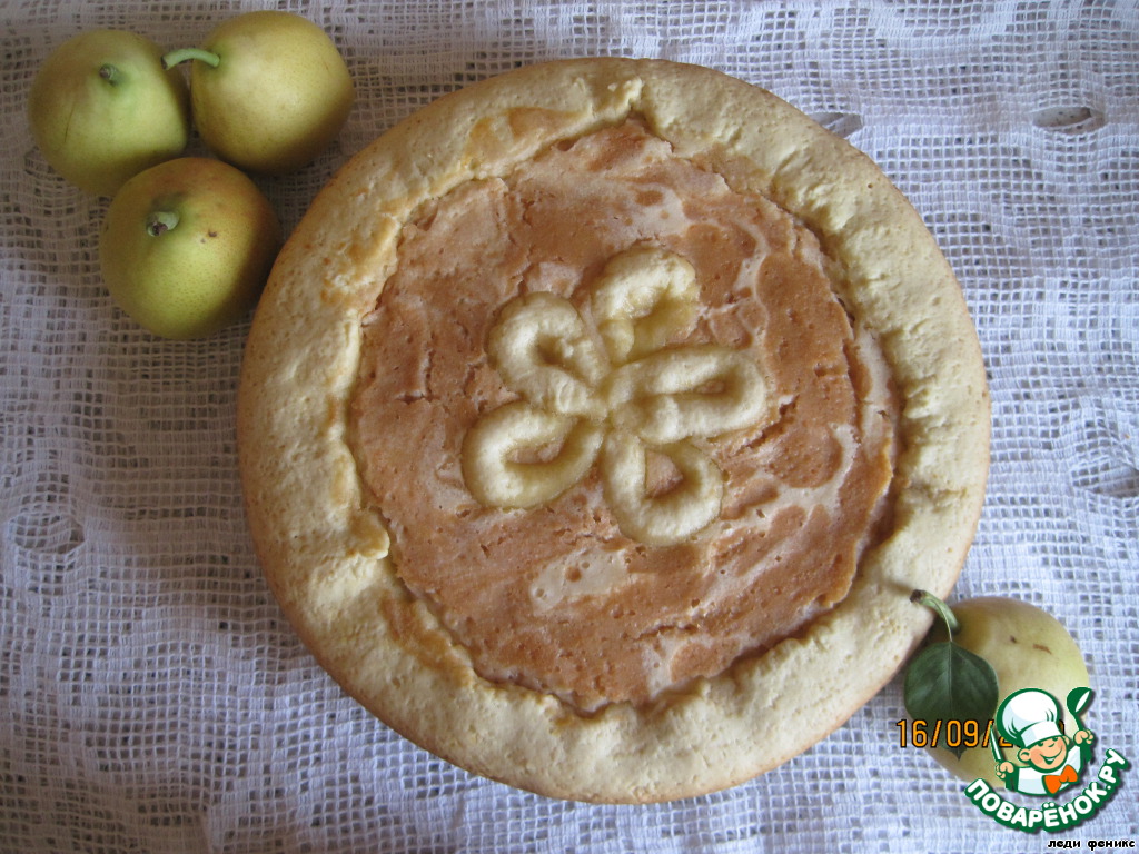 Пирог грушевый