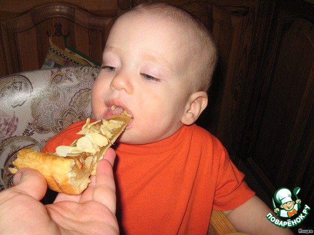 Тарт миндально-яблочный