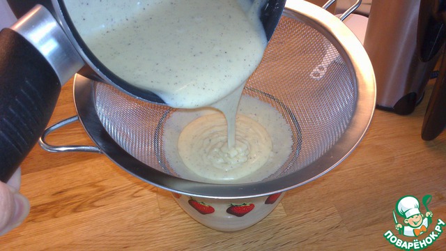 Vanilla cream with 