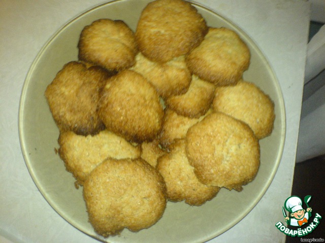 Cookies with orange liqueur