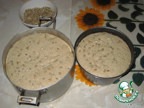 Хлеб ржаной с семечками на закваске