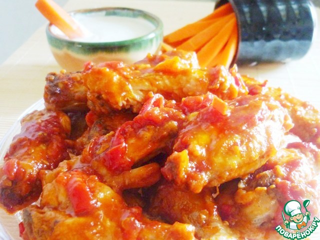 Spicy chicken wings 