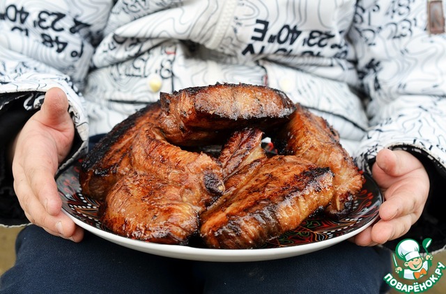 Korean barbecue ribs