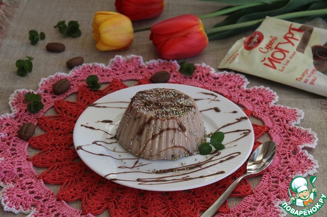 Желейно-йогуртовое пирожное