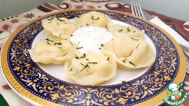 Ravioli with original sauce